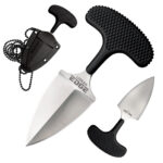 Urban Edge T-Handle Push Dagger, Double Edge, Plain